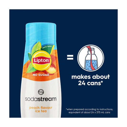 Sodastream Lipton Ice Tea Peach No Sugar - 440mL