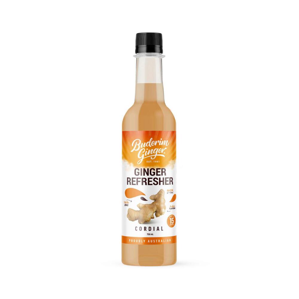 Buderim Ginger Ginger Refresher Cordial - 750mL