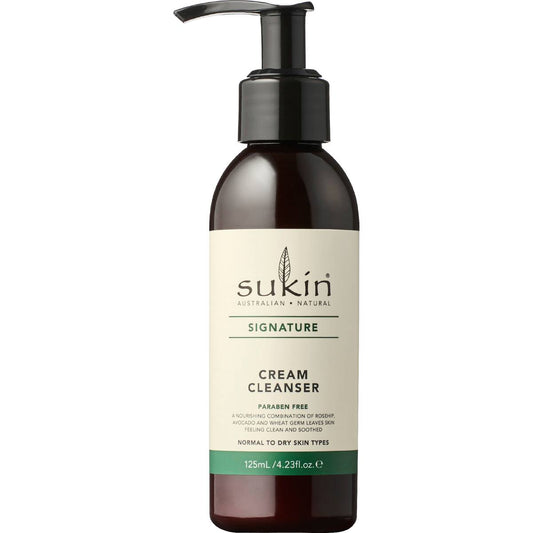 Sukin Signature Cream Cleanser Pump 125ml