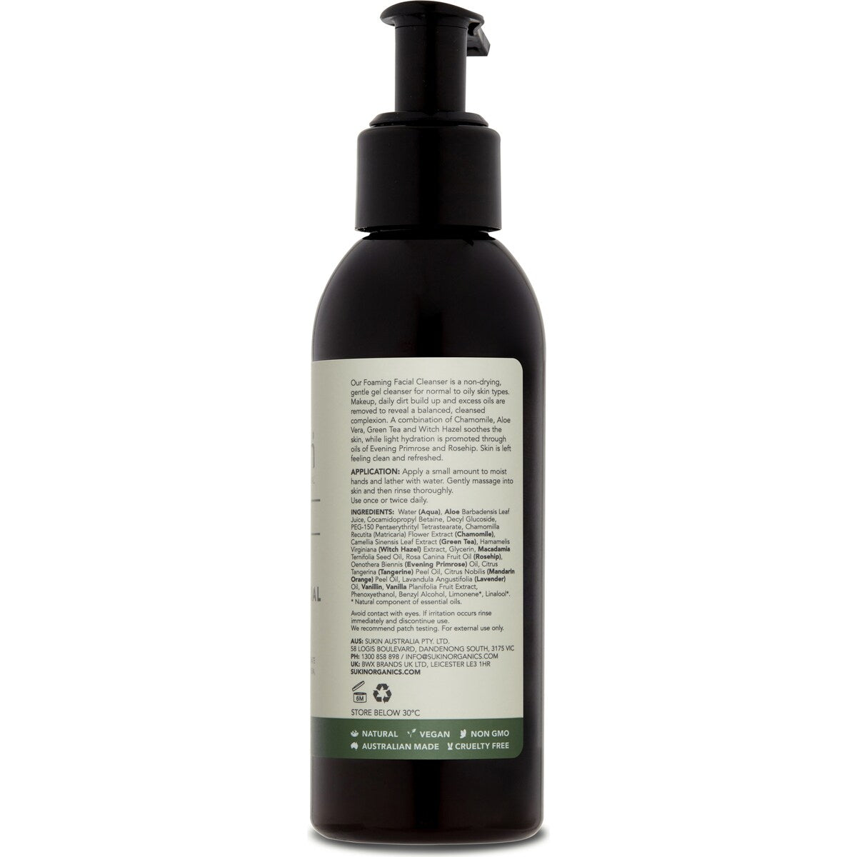 Sukin Signature Foaming Facial Cleanser Pump 125ml