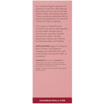 Sukin Certified Organic Rosehip Oil 25ml