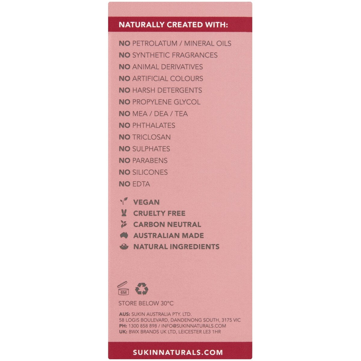Sukin Certified Organic Rosehip Oil 25ml