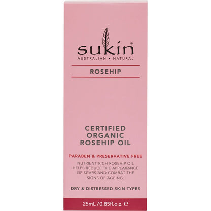Sukin Certified Organic Rosehip Oil 25ml