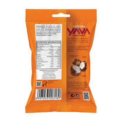 Yava Popcorn Cacao Peanut - 60g