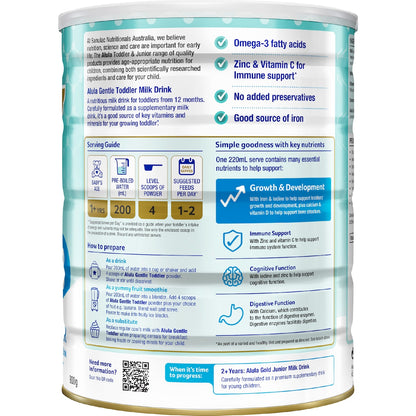 Alula Gentle Stage 3 Toddler Milk Drink From 1year+ 900g