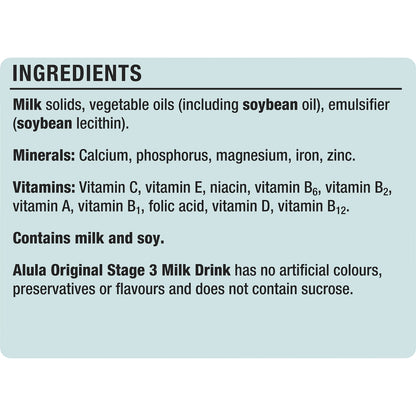 Alula Gentle Stage 3 Toddler Milk Drink From 1year+ 900g