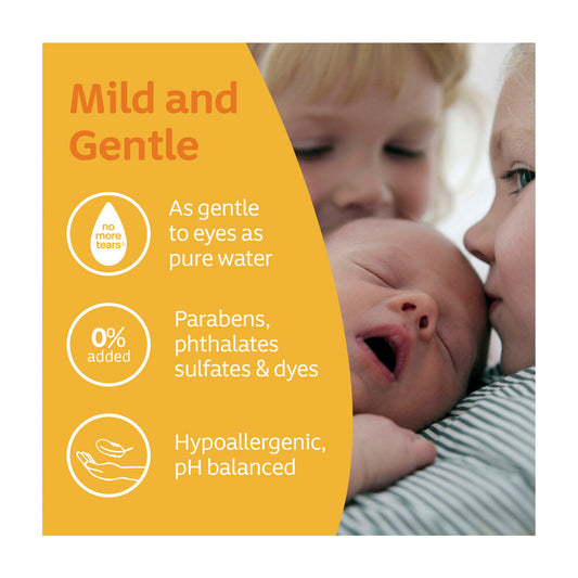 Johnson's 3-in-1 Hypoallergenic Gentle Tear-Free Conditioning Baby Shampoo & eansing Wash - 500mL
