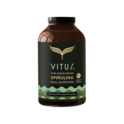 Vitus Pure Desert Grown Spirulina Vegan Tablets - 1100 Pack