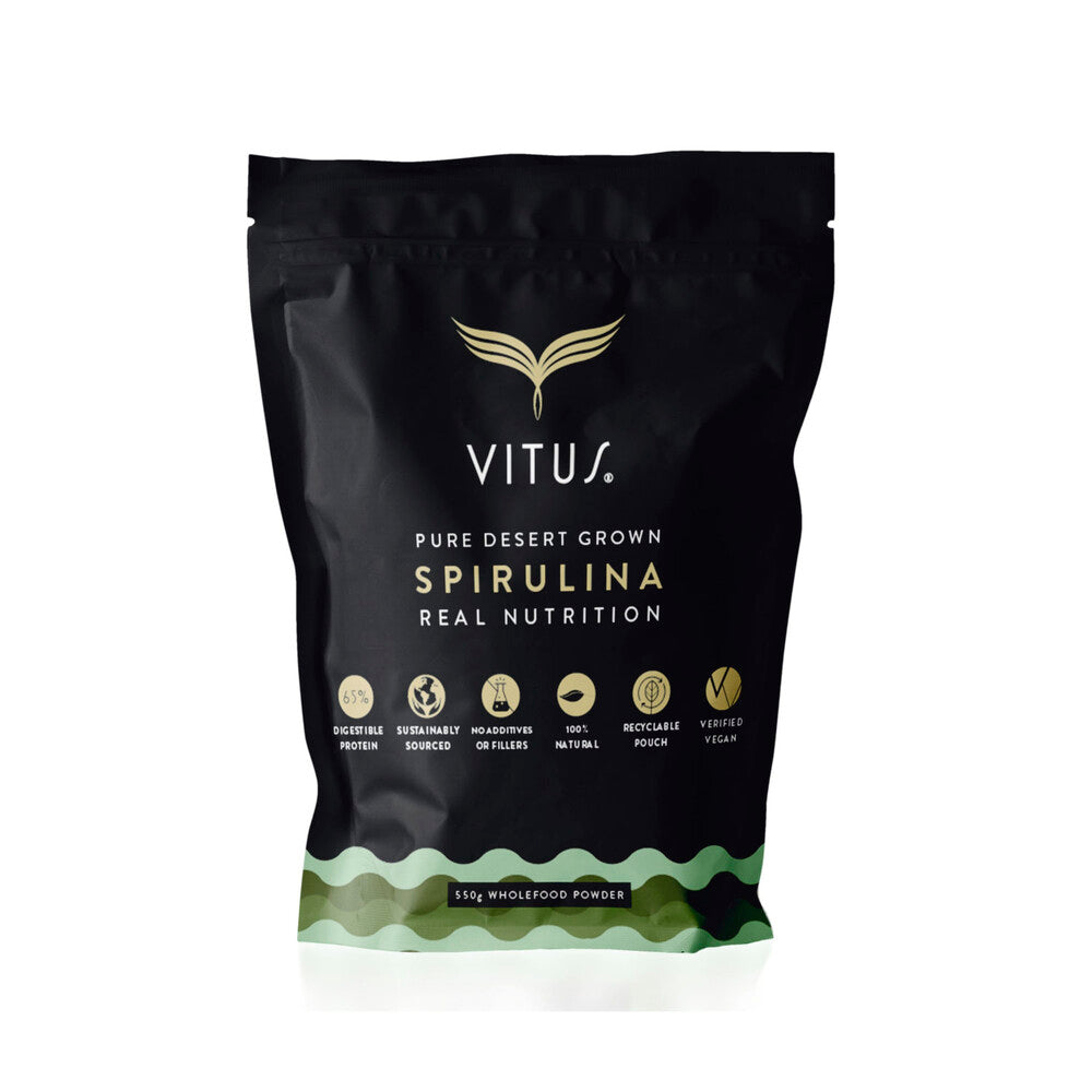 Vitus Pure Desert Grown Spirulina Vegan Powder - 550g