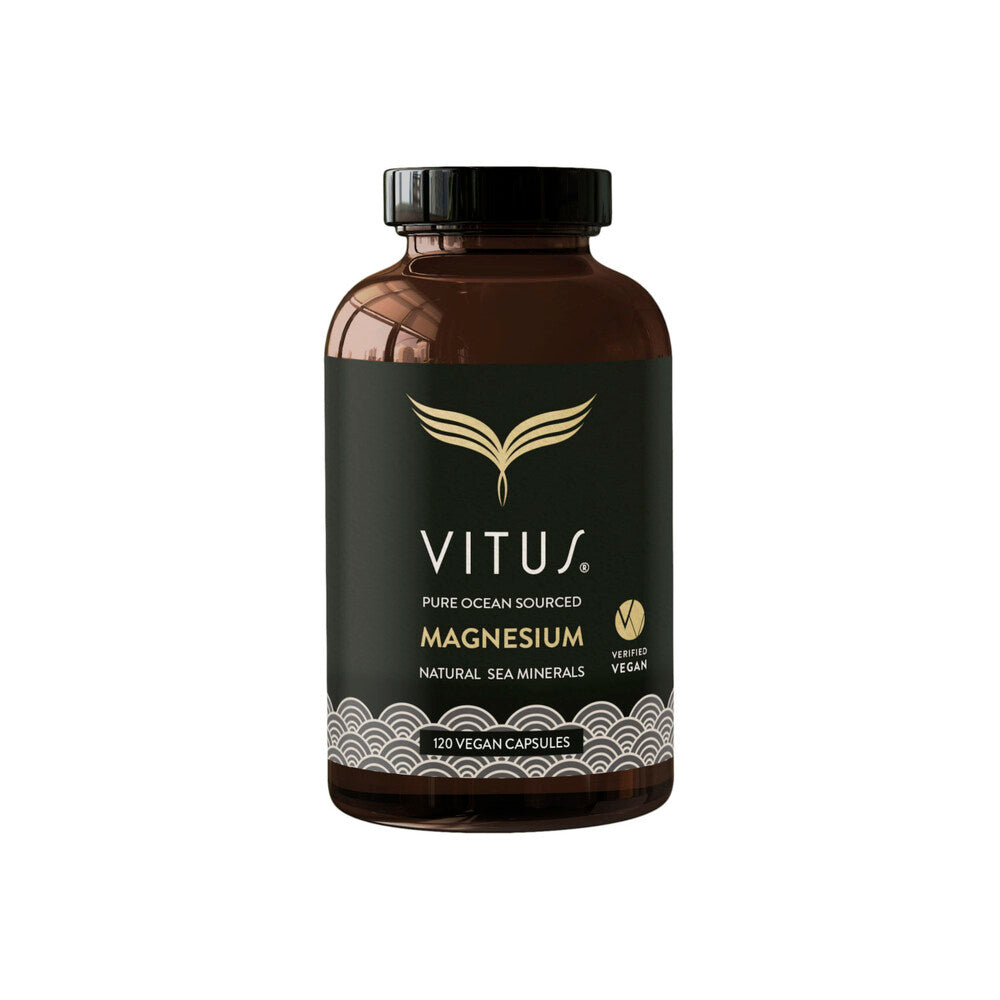 Vitus Pure Ocean Sourced Magnesium Vegan Capsules - 120 Pack