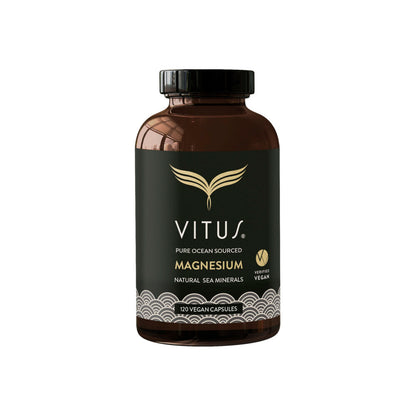 Vitus Pure Ocean Sourced Magnesium Vegan Capsules - 120 Pack