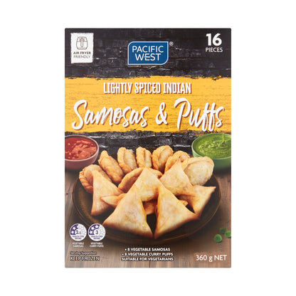 Pacific West Samosas & Puffs 16 Pack - 360GRAM