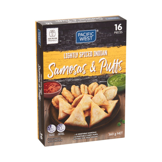 Pacific West Samosas & Puffs 16 Pack - 360GRAM