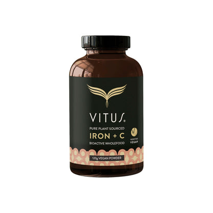 Vitus Pure Plant Sourced Iron + C Vegan Powder - 120g