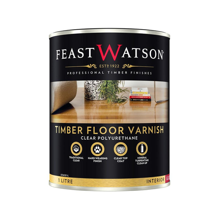 Feast Watson Timber Floor Varnish Gloss Finish 1L