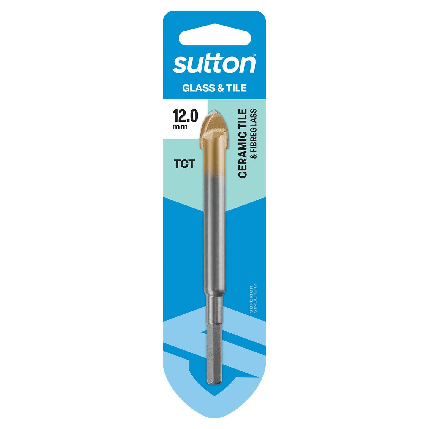 Sutton Tools Glass and Tile Drill Bit - 12mm