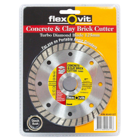 Flexovit Concrete and Clay Brick Cutter - 125mm