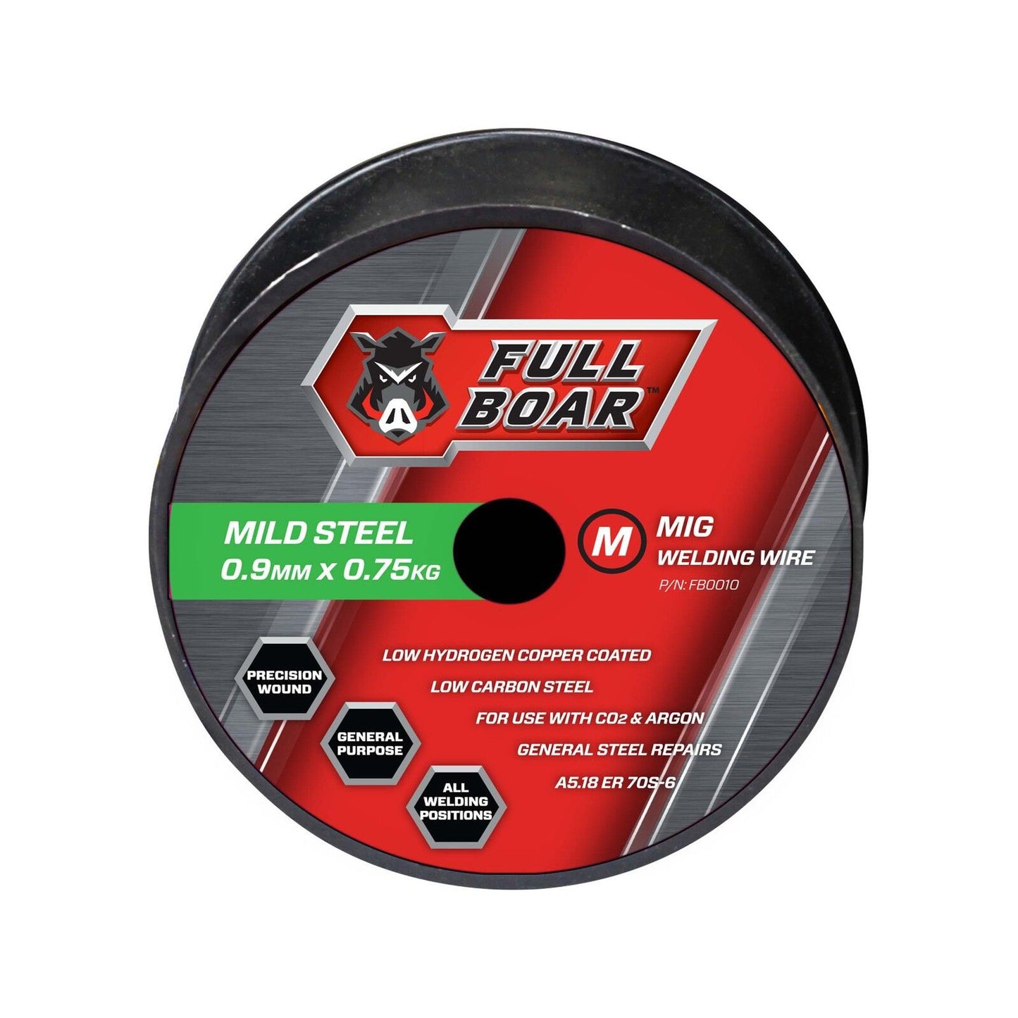 Full Boar Mild Steel MIG Wire - 0.9mm - 0.75kg