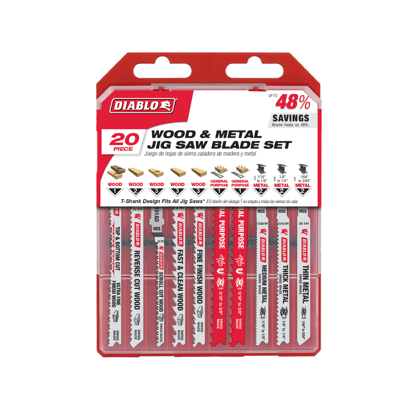 Diablo Jig Saw Blade Set - 20 Piece