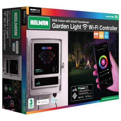 Holman RGB Wi-Fi Garden Light Controller - 60W