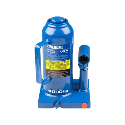Kincrome 4000kg Hydraulic Bottle Jack - Billet Steel - Blue - K12151