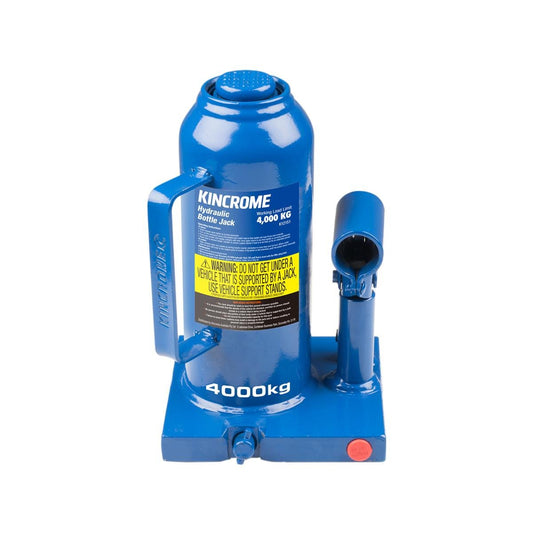 Kincrome 4000kg Hydraulic Bottle Jack - Billet Steel - Blue - K12151