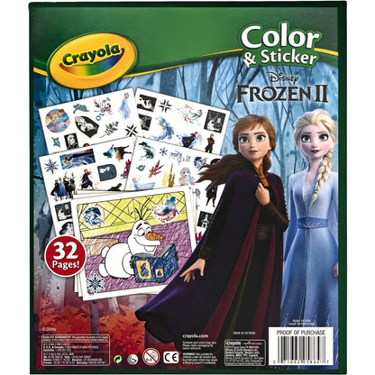 Crayola Color & Sticker Book Frozen Each