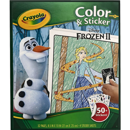 Crayola Color & Sticker Book Frozen Each
