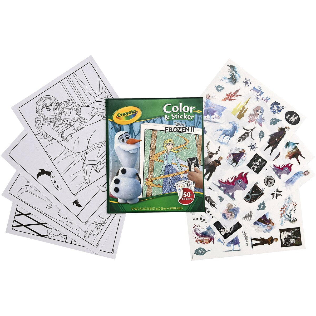 Crayola Color & Sticker Book Frozen Each