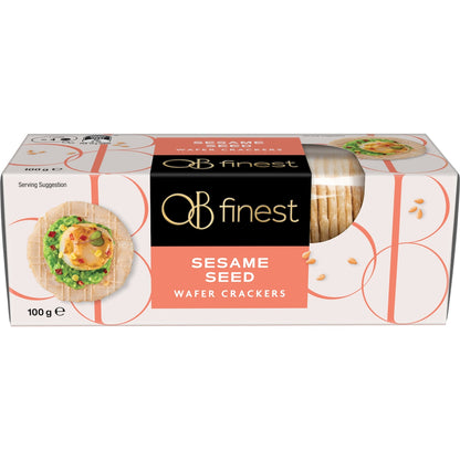 Ob Finest Wafer Crackers Sesame Seed 100g