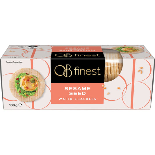 Ob Finest Wafer Crackers Sesame Seed 100g