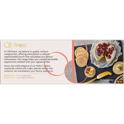 Ob Finest Wafer Crackers Sesame Seed 100g