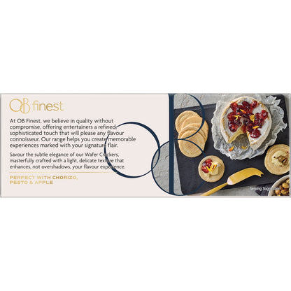 Ob Finest Wafer Crackers Cracked Pepper 100g