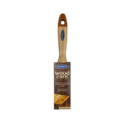 Monarch Woodcare Paint Brush - 38mm - Hog Bristle & Synthetic - No Brush Marks
