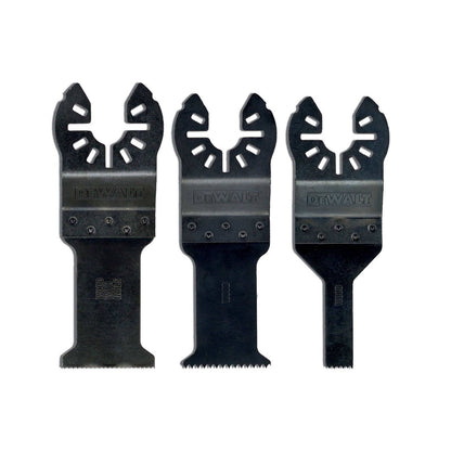 DEWALT Oscillating Multi Tool Cutting Saw Blade Set - 3pc - 120 x 25mm