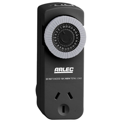 Arlec 24 Hour Mechanical Timer - 2 Pack