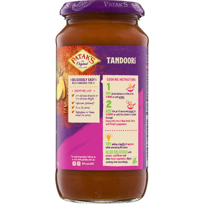 Pataks Tandoori Curry Simmer Sauce 450g
