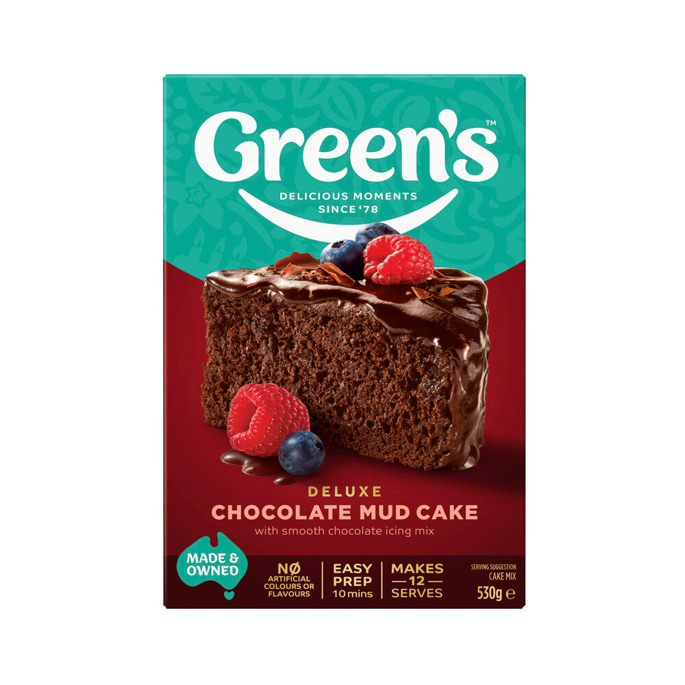 Green's Deluxe Chocolate Mud Cake Mix - 530g