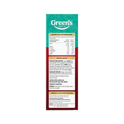 Green's Deluxe Chocolate Mud Cake Mix - 530g