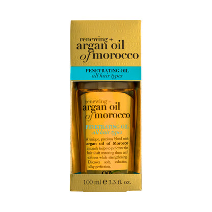 Ogx Renewing + Hydrating & Shine Argan Oil Of Morocco Penetrating Oil For Dry & Heat Styled Hair - 100mL