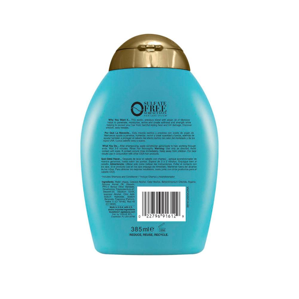 Ogx Renewing + Repairing & Shine Argan Oil Of Morocco Conditioner For Dry ... 385mL