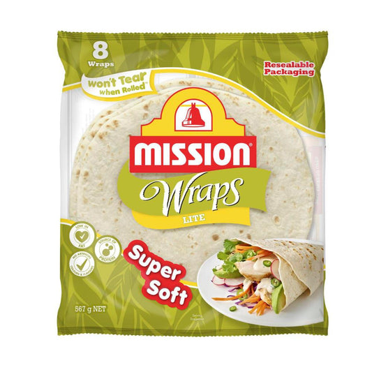 Mission Lite Wrap 8 Pack - 567g