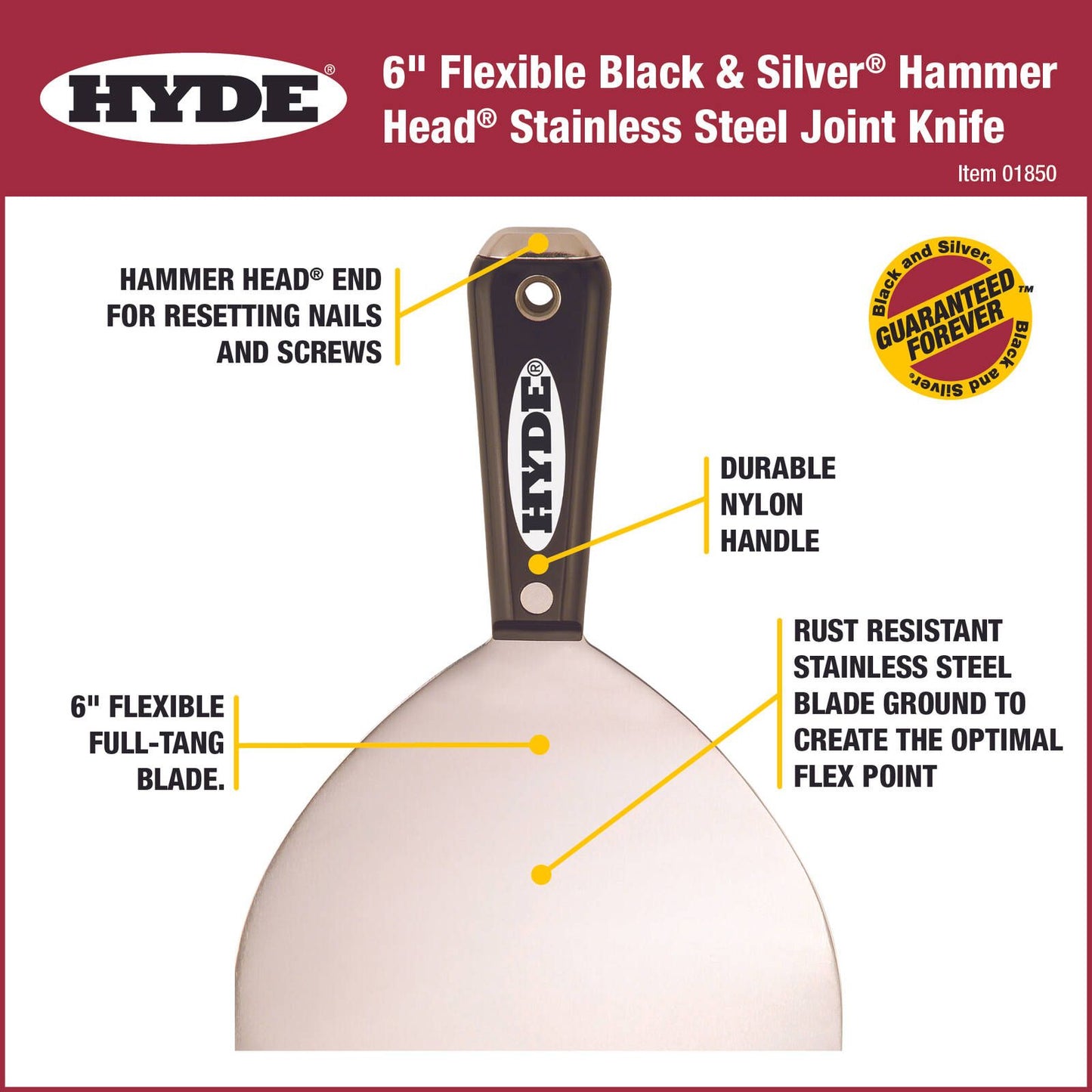 Hyde Plaster Joint Knife - 152mm