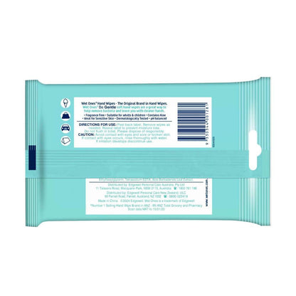 Wet Ones Be Gentle Anti-bacterial Hand & Face Wipes - 15 pack