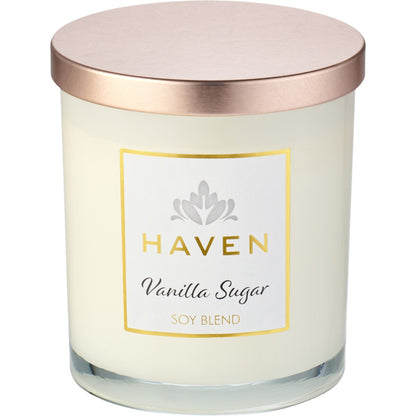 Haven Cream Frosting Vanilla & Caramel Soy Blend Candle