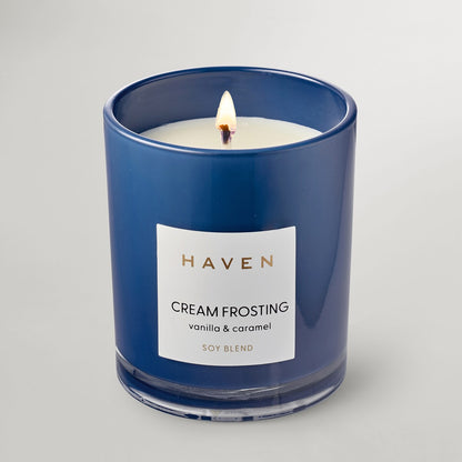 Haven Cream Frosting Vanilla & Caramel Soy Blend Candle