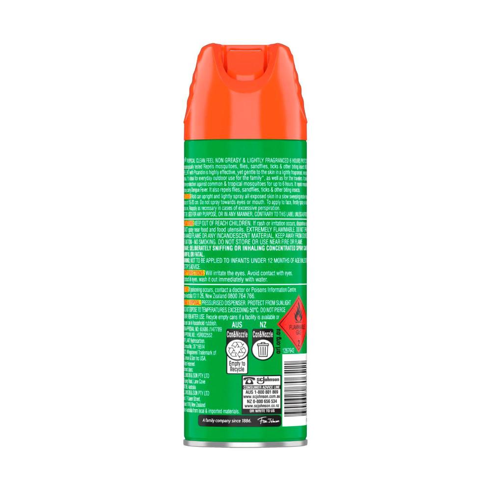 Off! Tropical Strength Insect Repellent Aerosol Spray - 150g