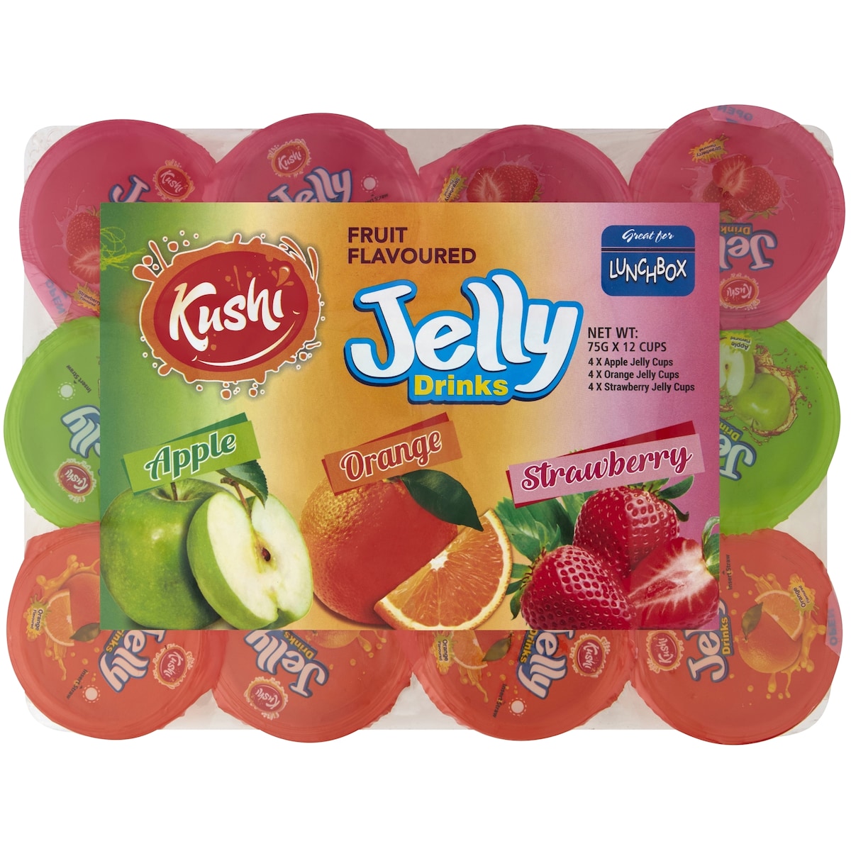 Kushi Jelly Drinks 75g X 12 Pack