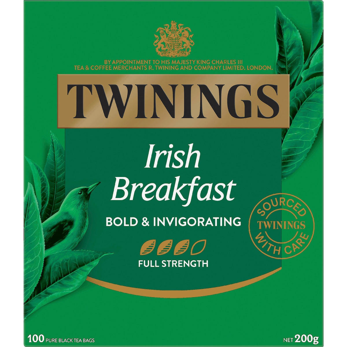 Twinings Irish Breakfast Tea Bags 100 Pack