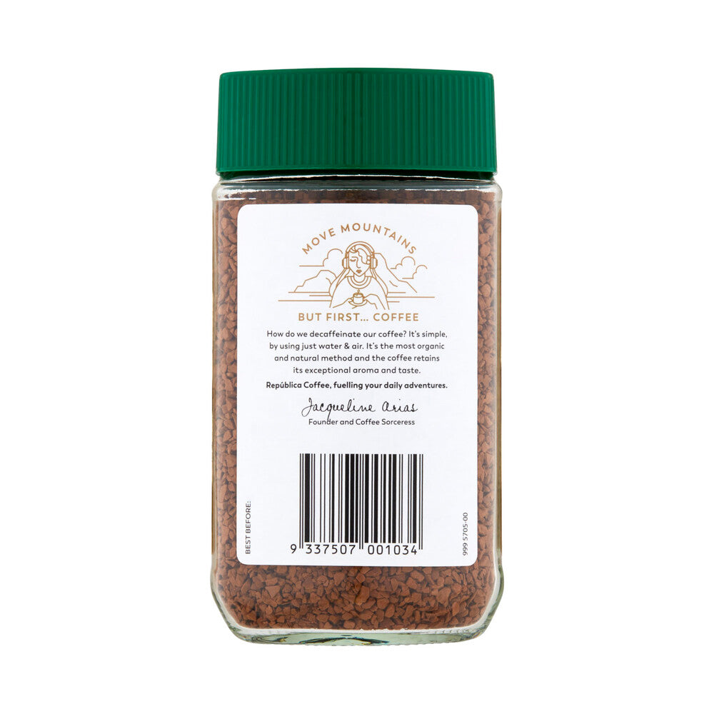 Republica 100% Pure Coffee Decaffeinated - 100g